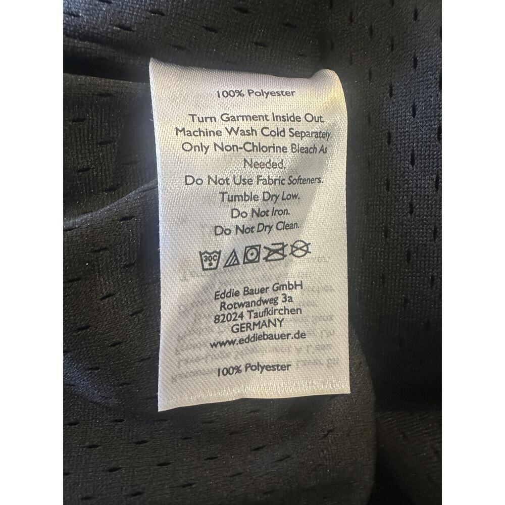 NWT Eddie Bauer Chilali Hooded Fleece Anorak Pullover Black Women's Size Small - Picture 8 of 13